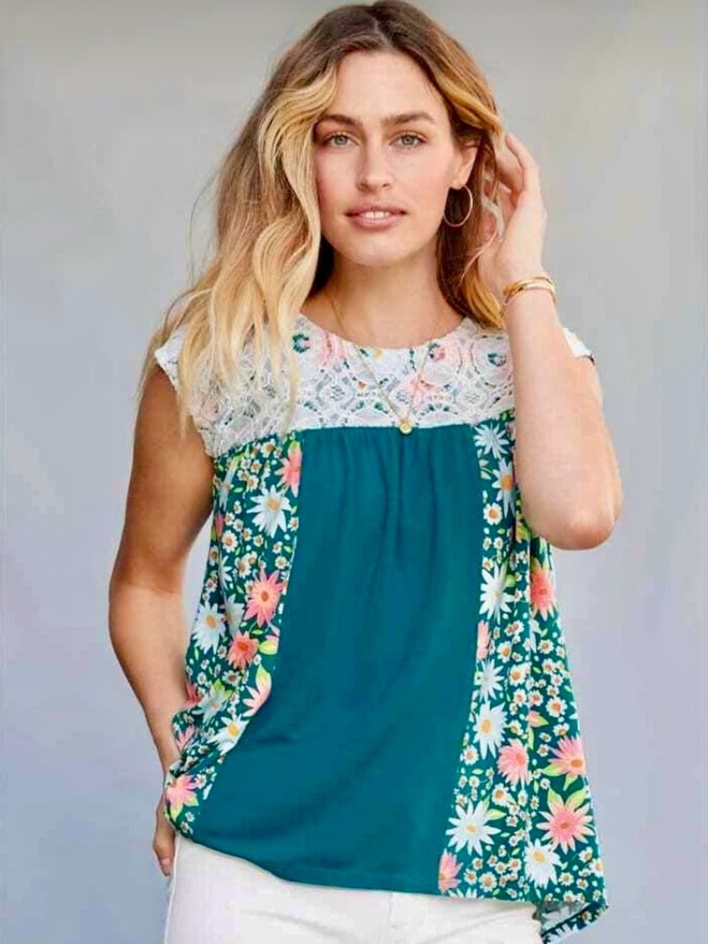 Matilda Jane Dream Chasers It’s the Weekend ~ Sleeveless Top ~ Small